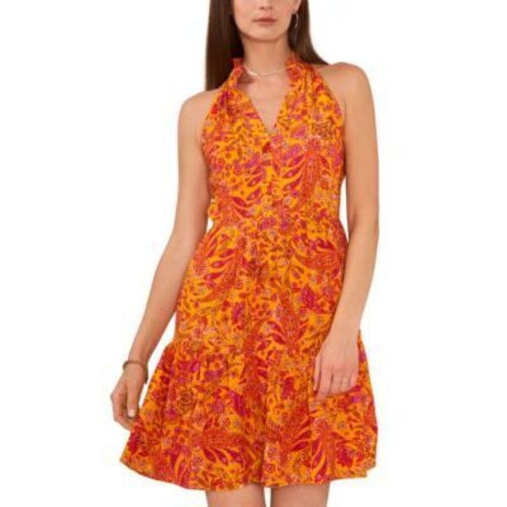 1.STATE Women's Multicolor Paisley-Print Dress Swim Cover-Up S NWT